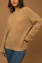 Load image into Gallery viewer, Balloon Sleeve Braid Sweater
